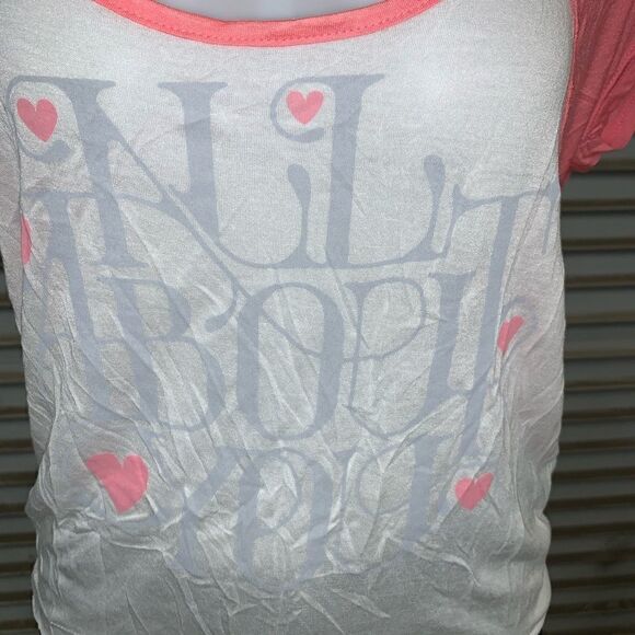 Love me midriff graphic top - Picture 4 of 7